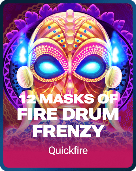 12 Masks of Fire Drum Frenzy