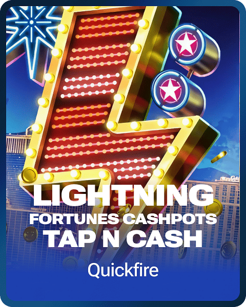 Lightning Fortunes Cashpots - Tap n Cash