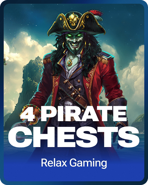 4 Pirate Chests